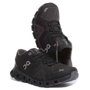 On Running Cloud X Womens 7 Black Asphalt Training Shoes 40.99701
